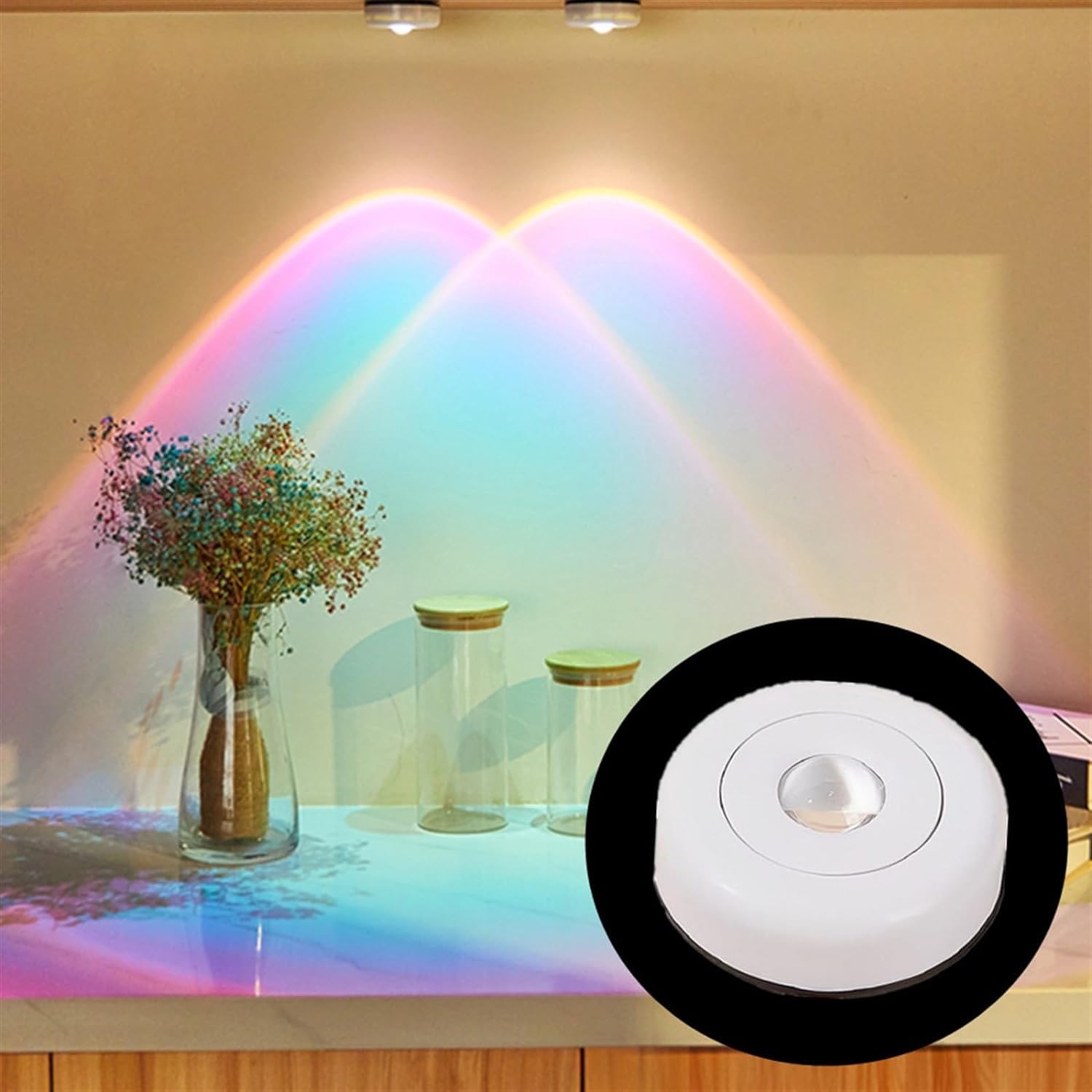 Sunset Projection Lamp, 360 Degrees Rotating White Light Smart Sensor Light Sunset Projection Lamp, 360 Degrees Rotating White Light Smart Sensor Light